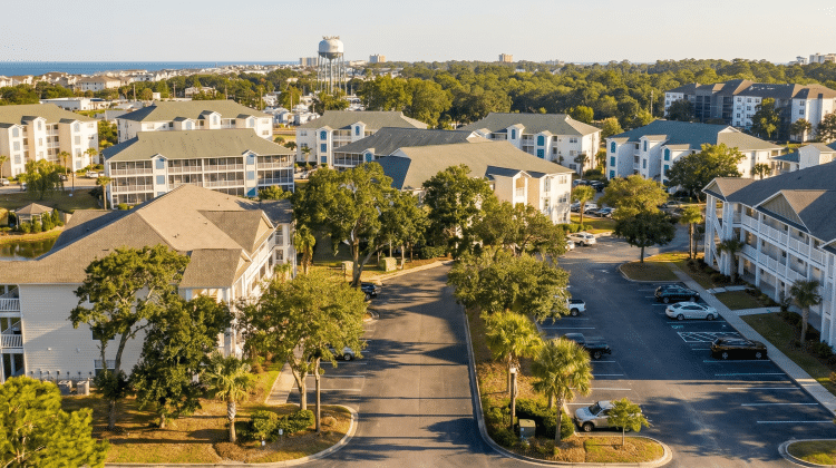Briarcliffe Commons quiet residential parking and coastal access in Myrtle Beach.